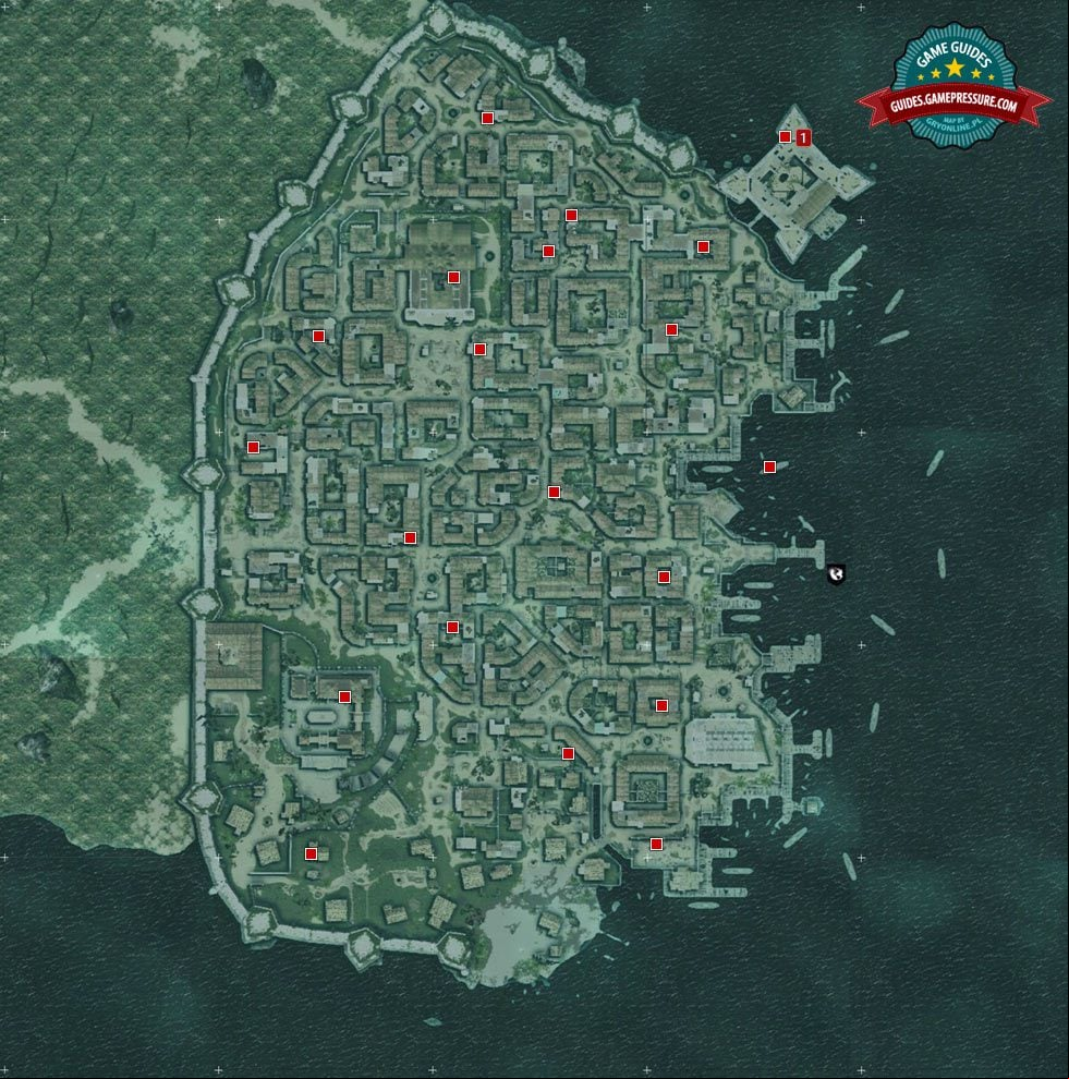 Map of Havana - Chests - Assassin's Creed IV: Black Flag Map of Havana - Chests - Assassin's Creed IV: Black Flag