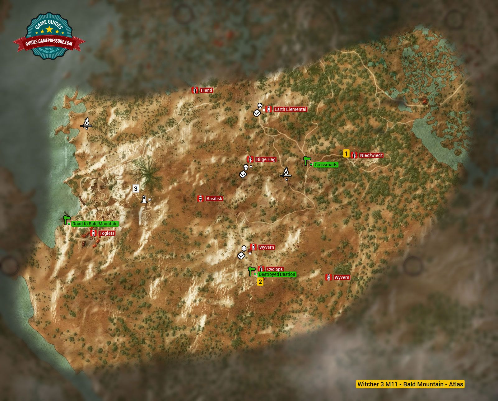 Witcher 3 M11 - Bald Mountain - Atlas Witcher 3 M11 - Bald Mountain - Atlas