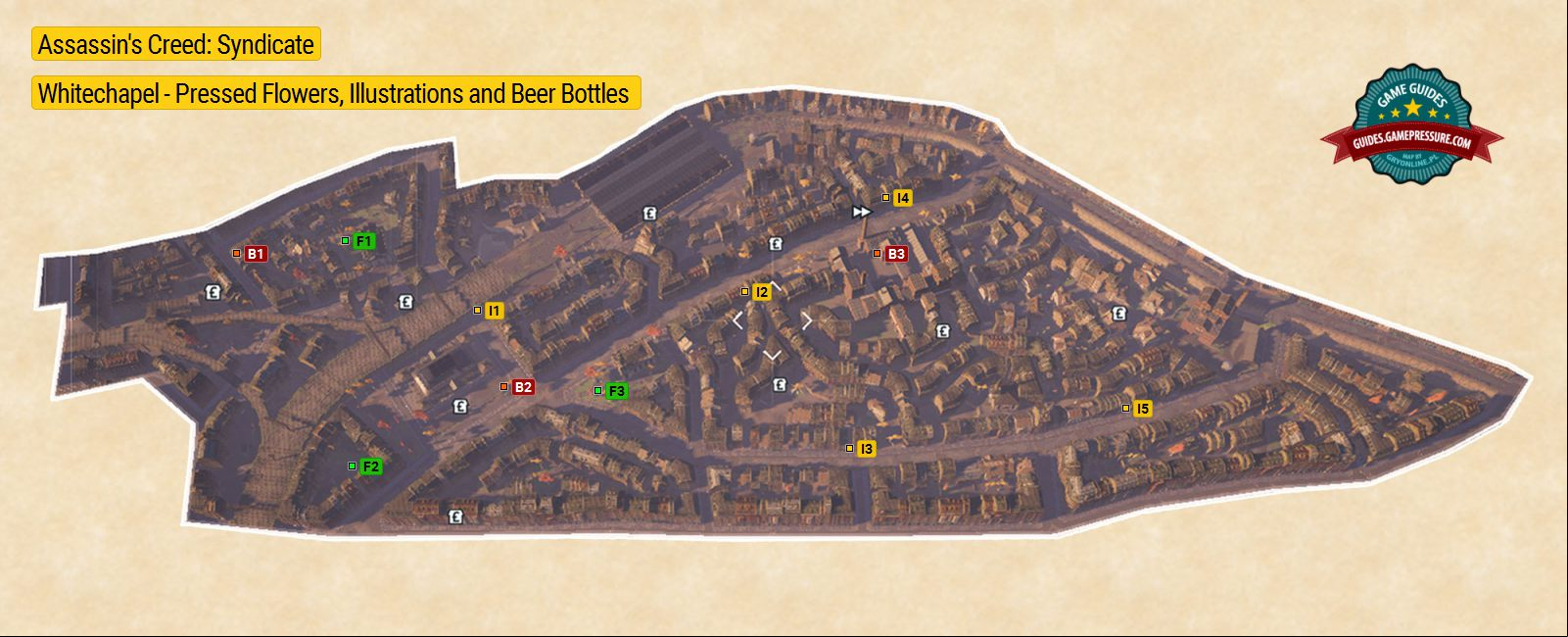 AC: Syndicate - Whitechapel - Pressed Flowers, Illustrations and Beer Bottles AC: Syndicate - Whitechapel - Pressed Flowers, Illustrations and Beer Bottles