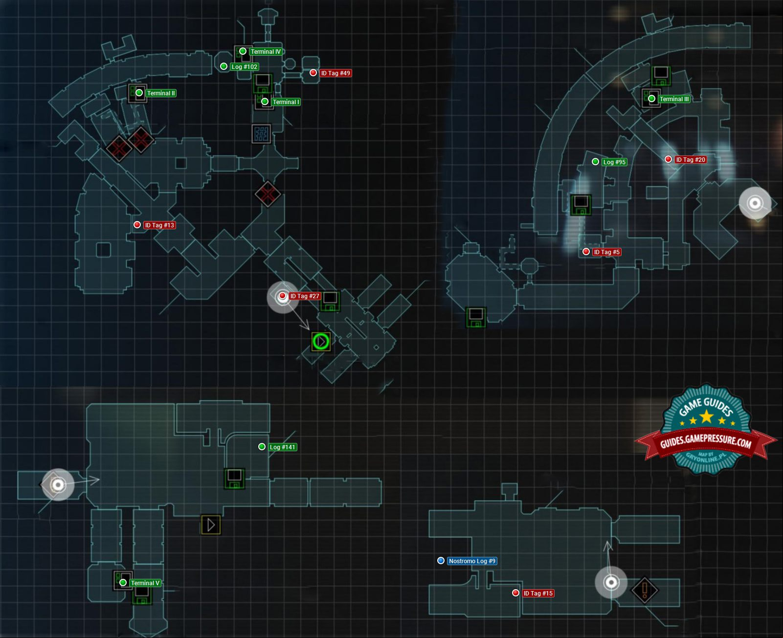 Alien: Isolation Collectibles - Solomons Habitation Tower Alien: Isolation Collectibles - Solomons Habitation Tower