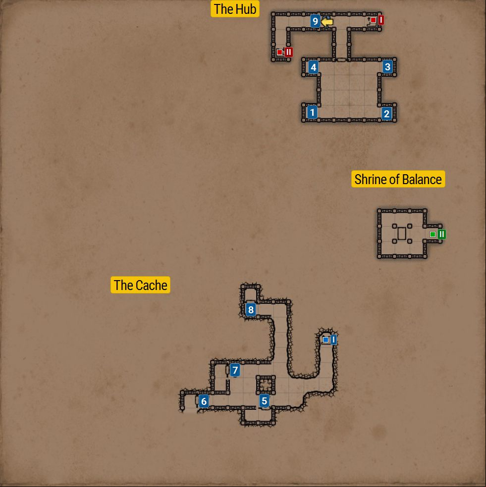 Legend of Grimrock 2 - River Tunnels (The Cache, The Hub, Shrine of Balance) Legend of Grimrock 2 - River Tunnels (The Cache, The Hub, Shrine of Balance)