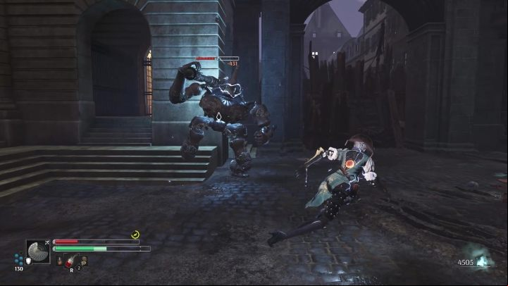 The opponent specializes in delivering sweeping attacks around it - Steelrising: Rams - list, how to beat? - Opponents - Steelrising Guide, Walkthrough
