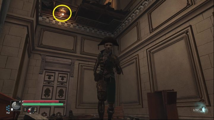 Walk through the large hall - Steelrising: Monsieur Neckers two treasures - walkthrough - Side missions - Steelrising Guide, Walkthrough
