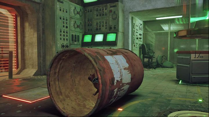 There is one final button left, which also needs to be pressed "permanently" - Stray: The battery puzzle in the factory - Midtown - Puzzles - Stray Guide, Walkthrough