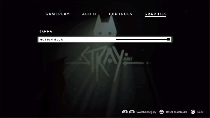 You won't find a separate tab with accessibility options in Stray - Stray: Accessibility - Appendix - Stray Guide, Walkthrough