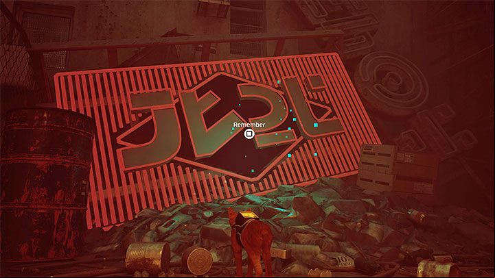 Menu location: row 2, position 8 - Stray: Rooftops - all memories - Memories B-12 - Stray Guide, Walkthrough