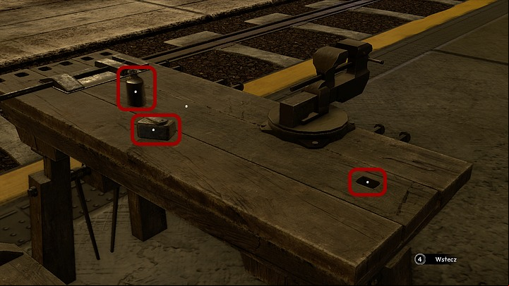 Since the smith is nowhere to be seen, go ahead and swipe the lighter and bottle with some sort of substance - Get rid of the bats | Chapter six | Walkthrough - Chapter six - Syberia 3 Game Guide