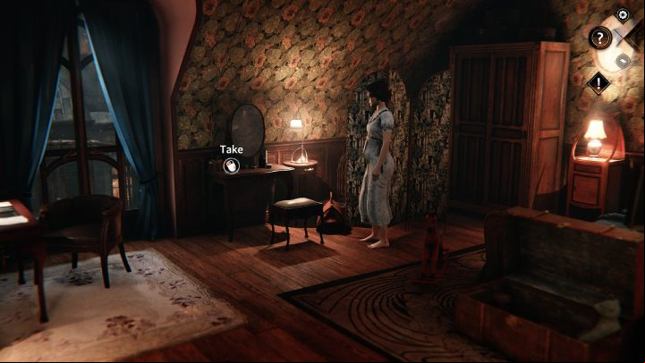 The medicine is on the table with a mirror - Siberia The World Before: Vaghen - Rozes family house, winter 1937 - walkthrough - Walkthrough - Syberia The World Before Guide