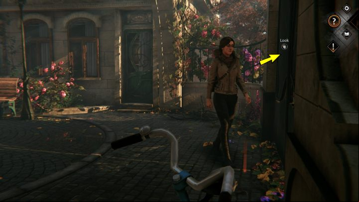Leave the guest house and look around the district - Syberia The World Before: Vaghen - flower district, autumn 2005 part 1 - walkthrough - Walkthrough - Syberia The World Before Guide