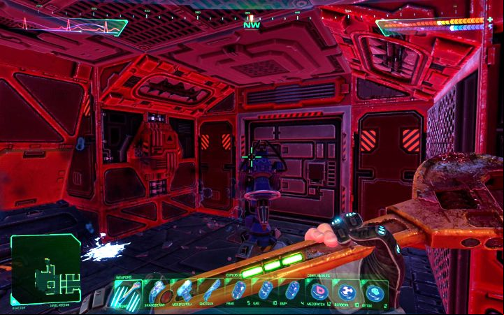 EMP grenades are also helpful in neutralizing turrets - System Shock Remake: How to destroy Hopper laser turrets? - FAQ - System Shock Remake Guide
