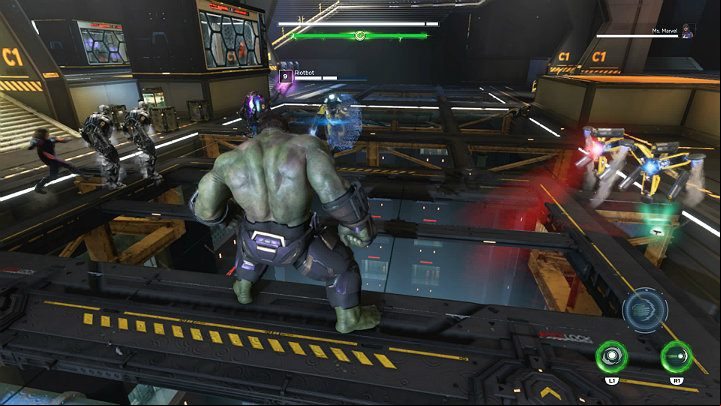 Try to make a good use of the Hulks rage to parry opponents attacks, increase your defenses, and regenerate lost health - Marvels Avengers: MODOK boss - how to beat? Walkthrough - Bosses - Marvels Avengers Guide