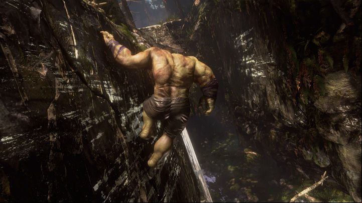 Run through the forest by jumping from a ledge to ledge and by using places where Hulk can grab onto walls with unique white marks - Marvels Avengers: To find Olympia, walkthrough - Pacific Northwest - Marvels Avengers Guide