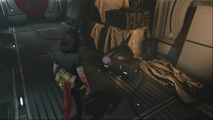 From the lab, climb the stairs and walk through the door - Marvels Avengers: Hello old friend, walkthrough - Helicarrier - Marvels Avengers Guide
