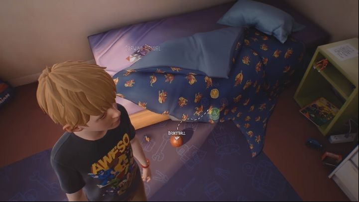 Another thing that you can play with is the Basketball - Chris room - The Awesome Adventures of Captain Spirit Walkthrough - Walkthrough - The Awesome Adventures of Captain Spirit Game Guide