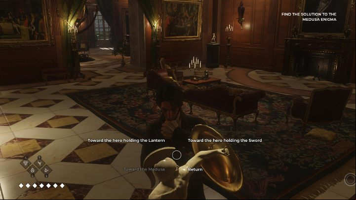 Statues are easy to maneuver around - How to solve the puzzle with the statues in The Council? | Gameplay basics - Gameplay basics - The Council Game Guide