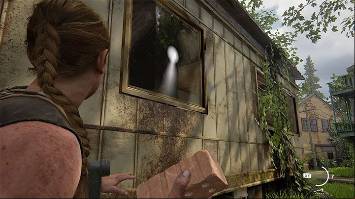 There are barracks on the left - The Last of Us 2: On Foot - collectibles, artefacts, coins - Seattle Day 1 - Abby - The Last of Us 2 Guide