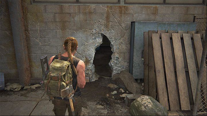 Get out of the barracks where you got the above 2 secrets and head straight - The Last of Us 2: On Foot - collectibles, artefacts, coins - Seattle Day 1 - Abby - The Last of Us 2 Guide