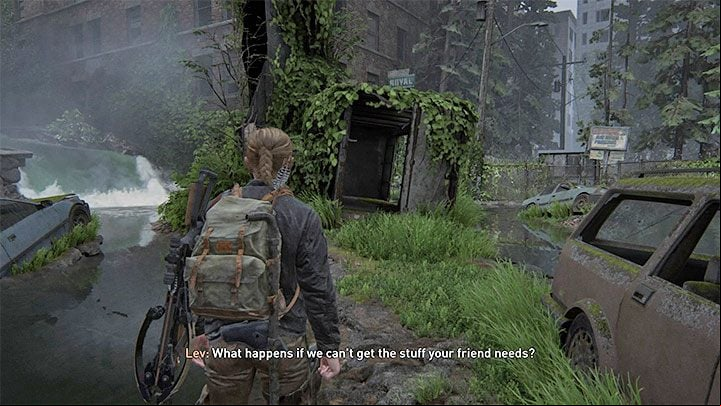 This secret can be found soon after the stage begins - The Last of Us 2: The Shortcut - collectibles, artefacts, coins - Seattle Day 2 - Abby - The Last of Us 2 Guide