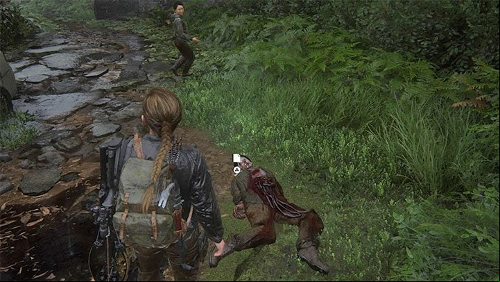 Theres a corpse of WLF scout on the ground - The Last of Us 2: The Island - collectibles, artefacts, coins - Seattle Day 3 - Abby - The Last of Us 2 Guide