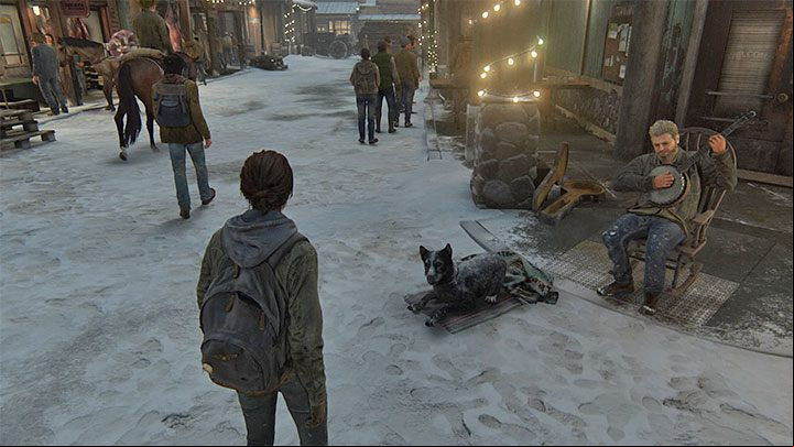 Another interesting easter egg is also associated with music - The Last of Us 2: Easter-eggs on Ellie stages - Easter-eggs and curiosities and - The Last of Us 2 Guide