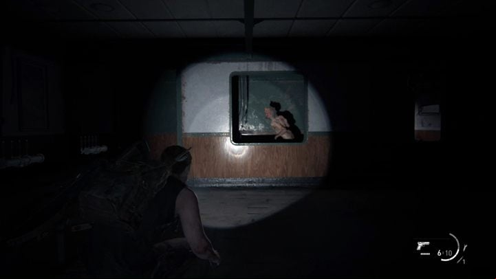 Continue along the deck and kill the next clicker - The Last of Us 2: The Coast, Seattle Day 1 Abby walkthrough - Seattle Day 1 - Abby - The Last of Us 2 Guide