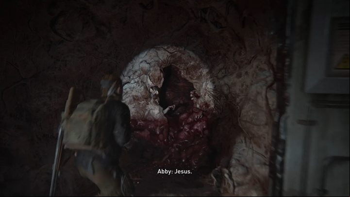 Get out of the surgery ward and go back to the room where you heard a suspicious mutant sound - The Last of Us 2: Ground Zero, Seattle Day 2 Abby walkthrough - Seattle Day 2 - Abby - The Last of Us 2 Guide