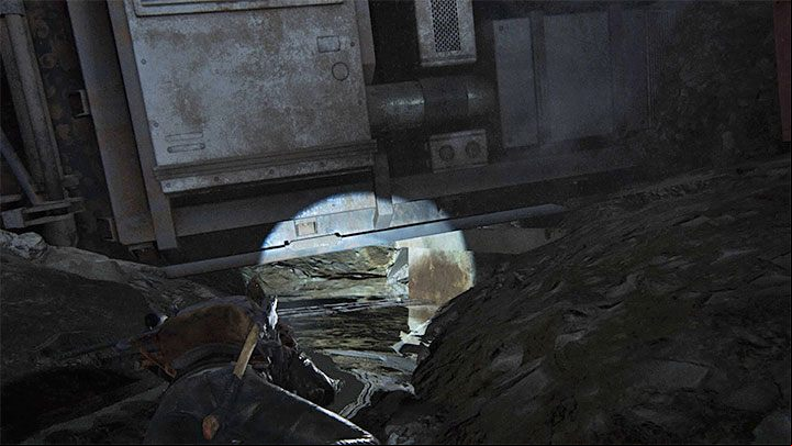 On the right there is a small hole under one of the railcars - The Last of Us 2: The Tunnels - collectibles, artefacts, coins - Seattle Day 1 - Ellie - The Last of Us 2 Guide