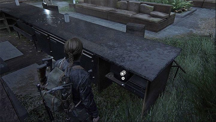 Youll find the coin under the long table - The Last of Us 2: The Descent - collectibles, artefacts, coins - Seattle Day 2 - Abby - The Last of Us 2 Guide