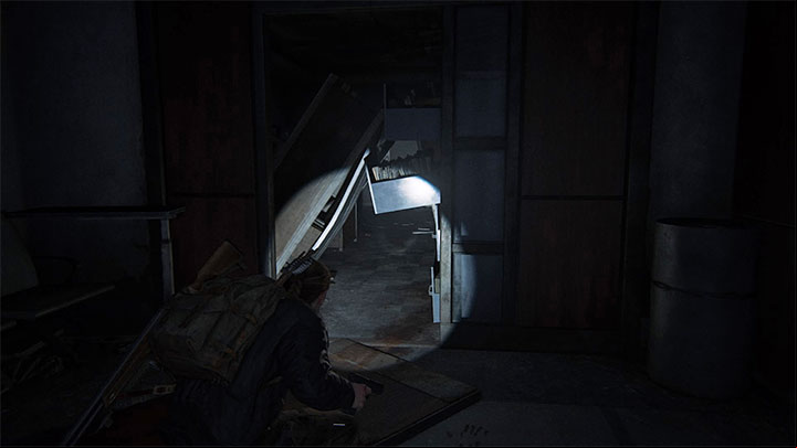 Take a look at the partially collapsed age shown in the picture - The Last of Us 2: Ground Zero - collectibles, artefacts, coins - Seattle Day 2 - Abby - The Last of Us 2 Guide