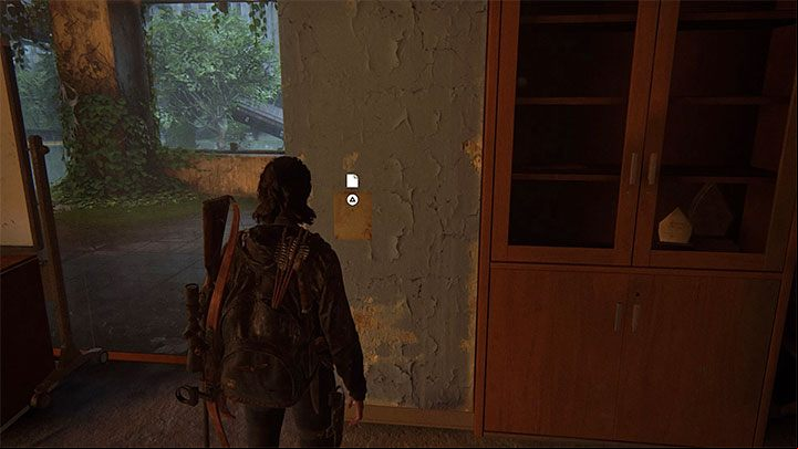 The document is nailed to one of the walls in the ruins - The Last of Us 2: The Flooded City - collectibles, artefacts, coins - Seattle, Day 3 - Ellie - The Last of Us 2 Guide