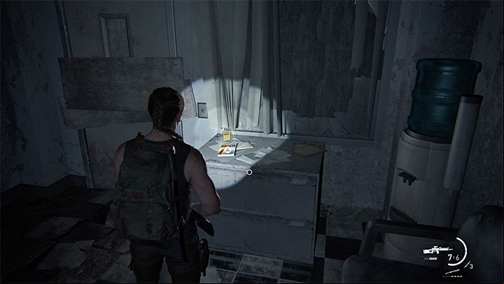 A unique feature of Abbys shotgun is that it can use incendiary ammunition which can be crafted - The Last of Us 2: How to get Shotgun? - Combat - The Last of Us 2 Guide