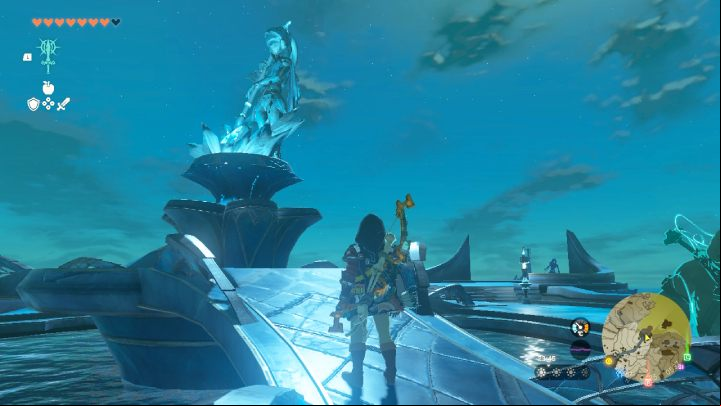 Return to Mipha's Court and go up the stairs to Shatterback Point - Zelda TotK: Sidon of the Zora - Walkthrough - Zelda Tears of the Kingdom Guide