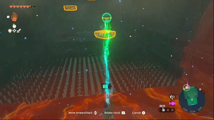 Fly to the other side of the room - Zelda TotK: Sidon of the Zora - Walkthrough - Zelda Tears of the Kingdom Guide