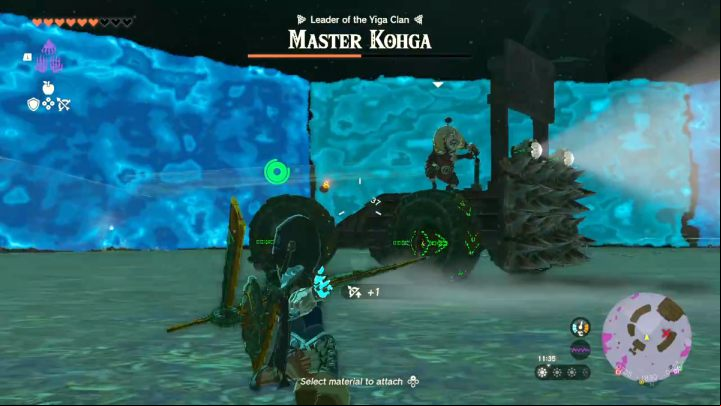 Master Kohga uses various vehicles made by Zonai devices - Zelda TotK: A Mystery in the Depths - Walkthrough - Zelda Tears of the Kingdom Guide