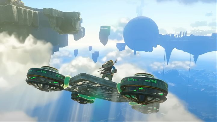 Thanks to the Ultrahand skill, you will be able to construct flying vehicles such as a balloon or propeller-driven platforms, thanks to which you will take to the air and reach the Sky Islands - Zelda TotK: How to get to Sky Islands? - FAQ - Zelda Tears of the Kingdom Guide