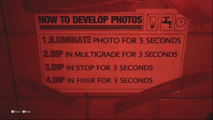 In Jack's apartment, you will find a darkroom - The Medium: Jacks apartment - walkthrough - Walkthrough - The Medium Guide