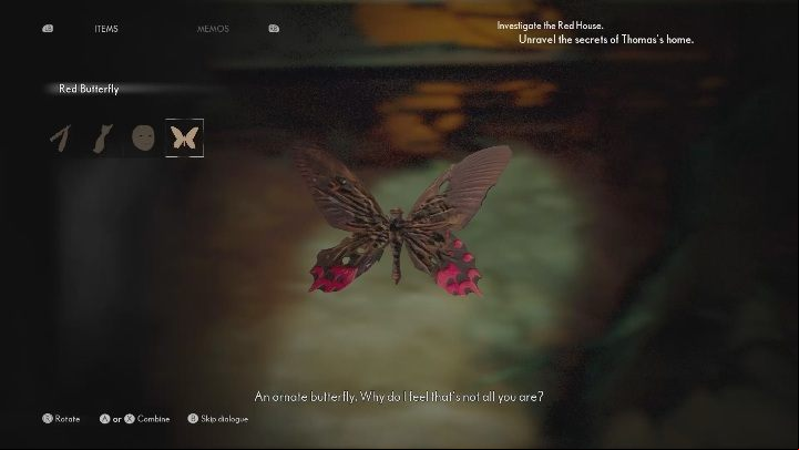 The red butterfly is located to the right of the fireplace - The Medium: Thomas house - walkthrough - Walkthrough - The Medium Guide