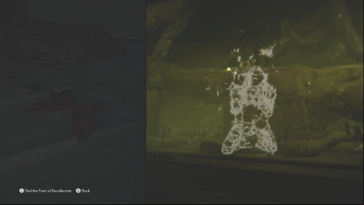 To read this memory shard, you need to examine the red bow lying on the left side of the room - The Medium: Memory Shards - list - Secrets and Collectibles - The Medium Guide