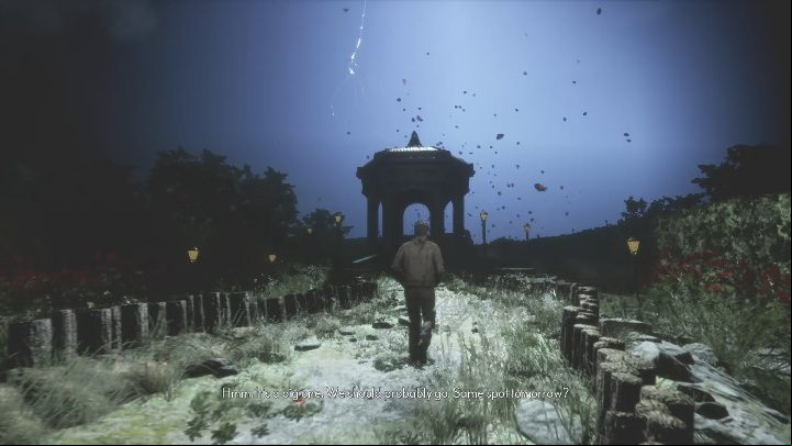 After going through the maze, run straight to the gazebo - The Medium: Richards House - walkthrough - The Medium Guide