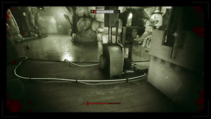 As soon as you do this, you can go to the cart and push it further - Outlast Trials: Fun Park Grind the Bad Apples - Fun Park - Outlast Trials Guide