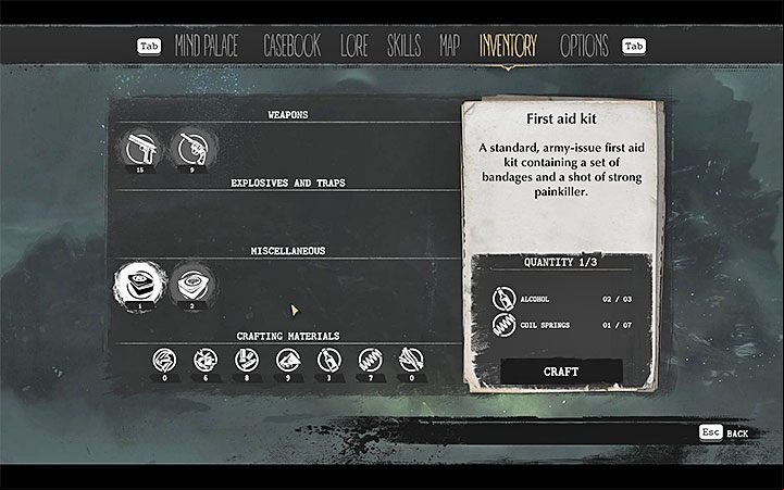 Physical health doesnt regenerate on its own - How to heal in The Sinking City? - FAQ - The Sinking City Guide