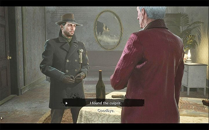 Later in the same investigation, Reed explores an underwater cave of religious fanatics - Choices in The Sinking City - Basics - The Sinking City Guide
