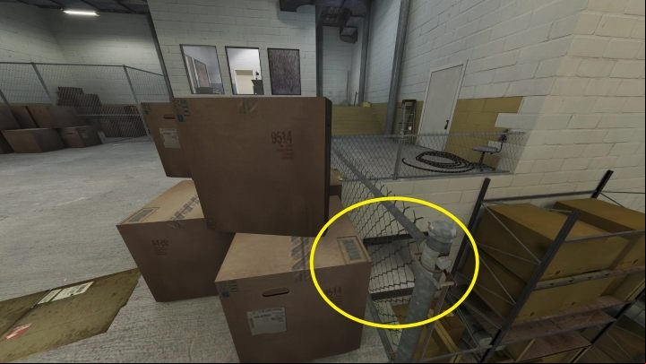 Carefully go behind them, then jump down into the shaft (marked in the above screenshot) - Stanley Parable Ultra Deluxe: Right door - list of all endings - All endings - Stanley Parable Ultra Deluxe Guide
