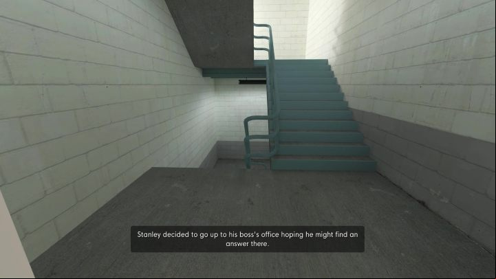 Once there, head down - Stanley Parable Ultra Deluxe: Left door - list of all endings - All endings - Stanley Parable Ultra Deluxe Guide