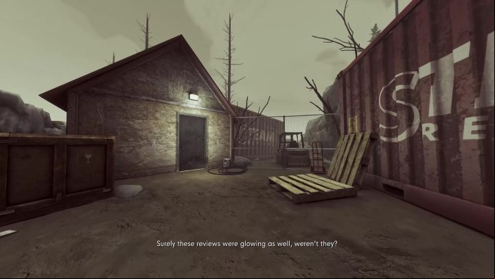 Follow the path all the way to the shed, then enter it - Stanley Parable Ultra Deluxe: New content - All endings - Stanley Parable Ultra Deluxe Guide