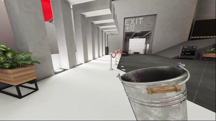 If you have explored everything, there is an exit next to the stairs leading to the figures exhibition (on the left) - Stanley Parable Ultra Deluxe: New content - All endings - Stanley Parable Ultra Deluxe Guide