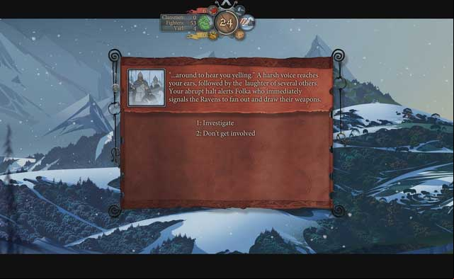 Another attempted robbery after a longer while ... You can take the risk though and you will lose nothing. - Road to Bindal | Chapter 9 - Chapter 9 - The Banner Saga 2 Game Guide