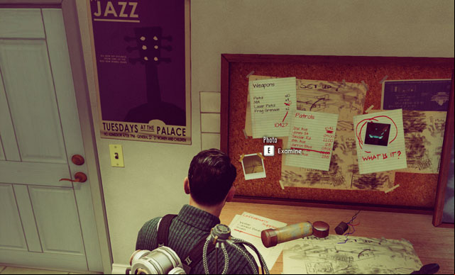 Photo is hidden between notes and some drawings. - Photographs - The Bureau: XCOM Declassified - Game Guide and Walkthrough