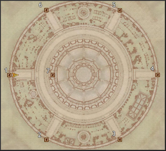 1 - Talos Plaza - Oblivion: Imperial City Green Emperor Way map - City maps - The Elder Scrolls IV: Oblivion Game Guide & Walkthrough