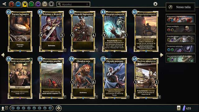 Here you can find all the cards that you currently have and decks that you created - Rules and tips for beginners - The basics - The Elder Scrolls: Legends Game Guide